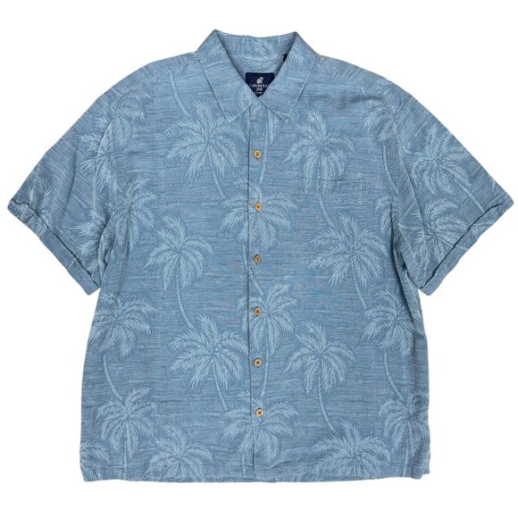 Caribbean Joe Other - EUC Men's CARIBBEAN JOE Washable Silk Blue Dress Shirt | Size XL‎